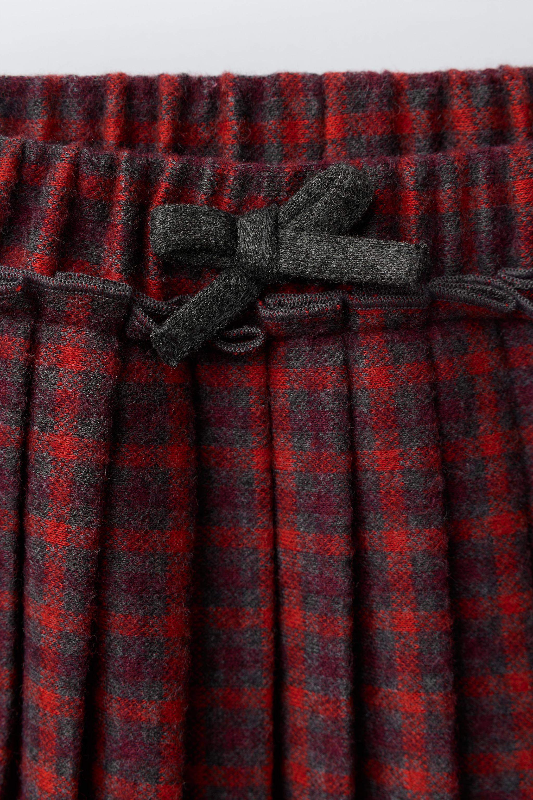 PLAID PLEATED SKORT